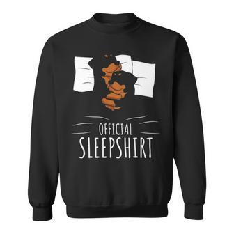 Rottweiler Rottie Dog Official Sleep T Sweatshirt | Mazezy