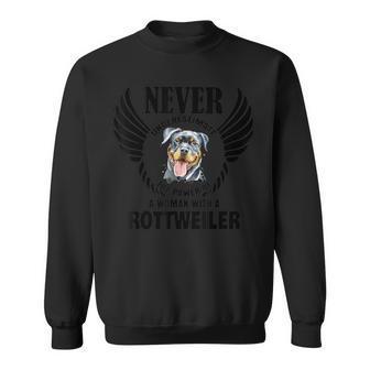 With A Rottweiler Sweatshirt - Thegiftio UK