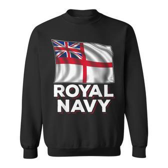 Royal Navy Sailor Britain Flag Union Jack Ensign Ship Sweatshirt - Monsterry