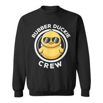Rubber Duckie Crew I Love Ducks Lovers Rubber Duck Sweatshirt - Seseable