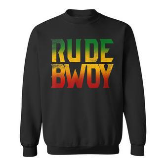 Rude Bwoy Rasta Reggae Roots Clothing Jamaica Sweatshirt - Monsterry CA