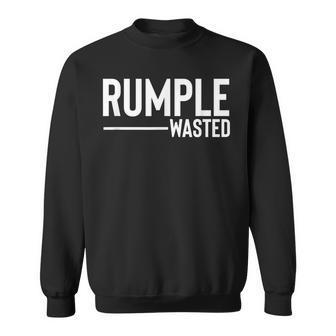 Rumple Wasted Alcohol Bar Crawl Rumple Minze Sweatshirt - Monsterry