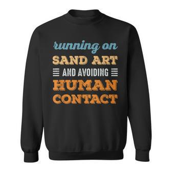Running On Sand Art Sweatshirt - Monsterry DE