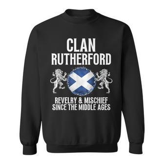 Rutherford Clan Scottish Family Name Scotland Heraldry Sweatshirt - Seseable