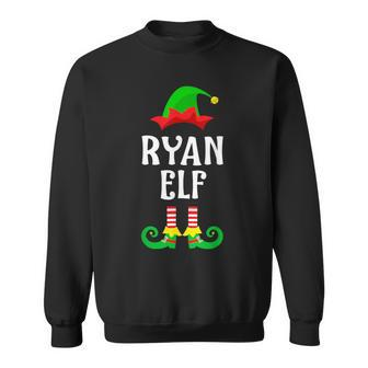 Ryan Elf Personalized Name Christmas Family Matching Sweatshirt | Seseable UK