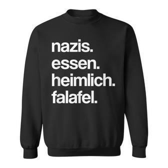 S Essen Secret Falafel Anti-Rassism Sweatshirt - Seseable