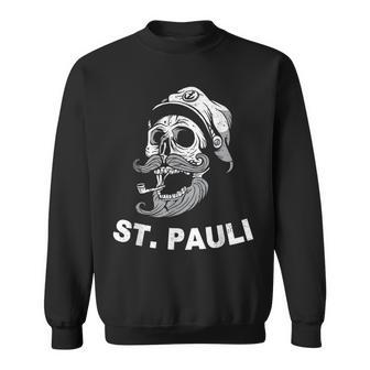 Saint Pauli Sailor Sailor Skull Hamburg Sweatshirt - Seseable