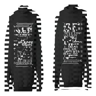 Salem Convention For Witches Magic Tarot Potions & Brews Sweatshirt - Thegiftio