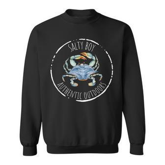 Salty Boy Salty Attitude Fishing Crab Fishing Salty Sweatshirt - Monsterry DE