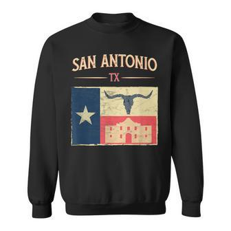 San Antonio Texas A Memorable Souvenier I Idea Sweatshirt - Monsterry DE