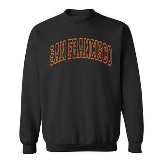 San Francisco Text Sweatshirt - Seseable
