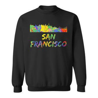 San Francisco Vintage Skyline California Sweatshirt - Monsterry AU