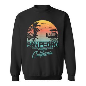 San Pedro California Beach Los Angeles Sweatshirt - Monsterry