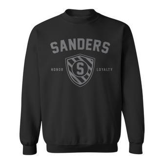 Sanders Family Shield Last Name Crest Matching Reunion Sweatshirt - Seseable