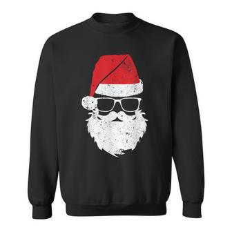 Santa Claus Beard Christmas Family Matching Pajamas Boys Men Sweatshirt - Monsterry UK