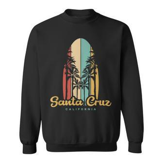 Santa Cruz City California Vintage Retro Sweatshirt | Mazezy
