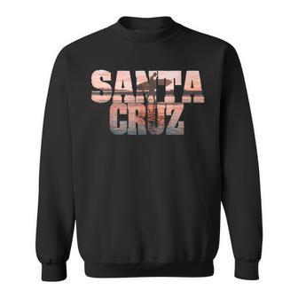 Santa Cruz Surfer Surfing California Sweatshirt - Seseable