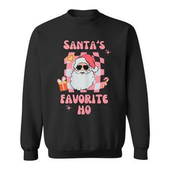 Santas Favorite Ho Inappropriate Christmas Outfit Sweatshirt - Monsterry DE
