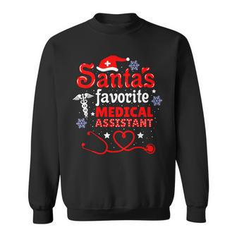 Santas Favorite Medical Assistant Christmas Sweatshirt - Monsterry UK