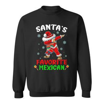 Santa's Favorite Mexican Christmas Holiday Mexico Sweatshirt - Monsterry