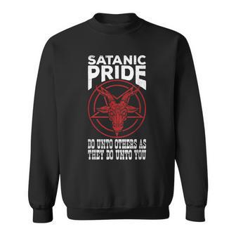 Satanic Pride Baphomet Seal Satan Lucifer Occult Pentagram Sweatshirt - Monsterry AU