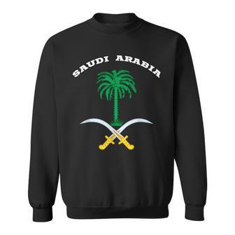 Saudi Arabia Coat Of Arms Flag Souvenir Riyadh Sweatshirt - Monsterry CA