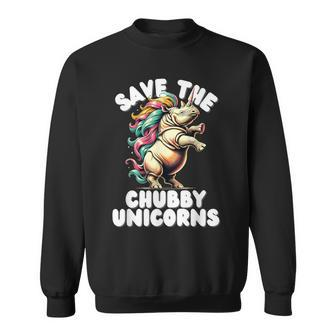 Save The Chubby Unicorn Rhino Colorful Sweatshirt - Monsterry AU