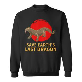 Save Earth’S Last Dragon Reptile Lover Komodo Dragons Sweatshirt - Monsterry DE