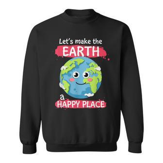 Save Our Planet Earth Environmentalist Cute Earth Day Planet Sweatshirt - Thegiftio UK