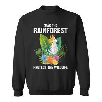 Save The Rainforest Protect The Wildlife Environmental Sweatshirt - Thegiftio UK