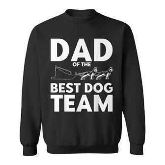 Schlittenhunderennen Papa Bestes Hundeteam Hundeschlitten Sweatshirt - Geschenkecke