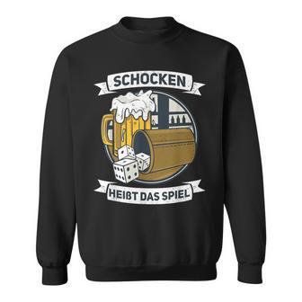 Schocken Heißt Das Spiel Dice Game Puzzle Sweatshirt - Geschenkecke