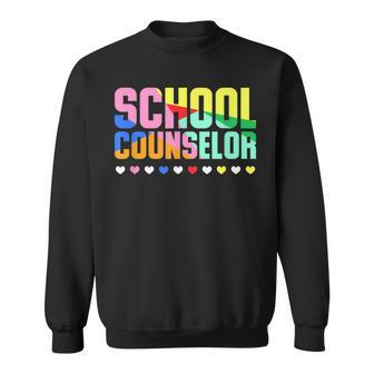 School Counselor Cute Staff Sweatshirt - Monsterry UK