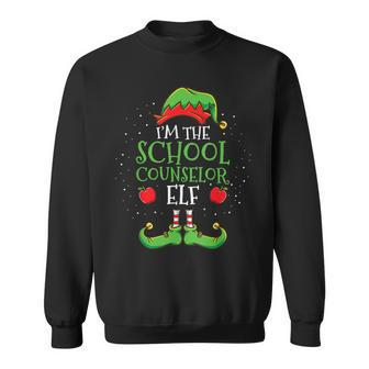 Im The School Counselor Elf Christmas Sweatshirt - Monsterry CA