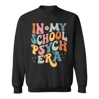 In My School Psych Era Retro School Psychologist Psychology Sweatshirt - Monsterry UK