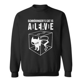 Schrodinger's Cat Alive Dead Sweatshirt - Thegiftio UK