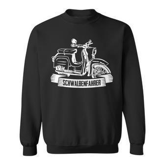 Schwalbenfahrer Schwalbe Ddr Moped Nostalgia Sweatshirt - Seseable