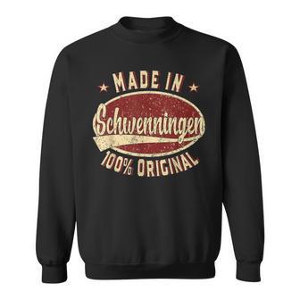 Schwenningen Retro Logo Schwenningen Black S Sweatshirt - Seseable