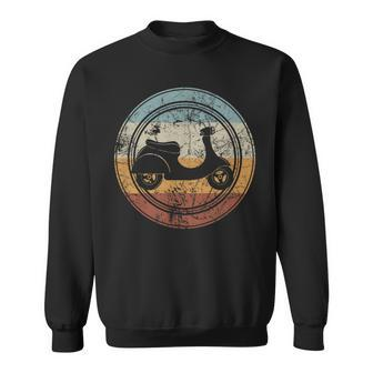 Scooter Moped I Moped Driving Vintage Retro Sweatshirt - Seseable
