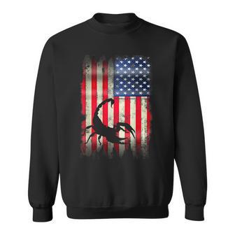 Scorpion Patriotic Usa American Flag 4Th Of July Sweatshirt - Monsterry