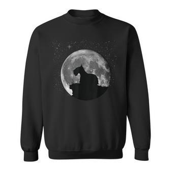 Scotty Dog Aberdeen Terrier Moon Sweatshirt - Monsterry UK