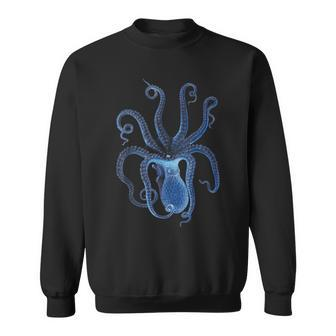 Sea Monster Octopus Tentacles Kraken Retro Vintage Sweatshirt - Monsterry