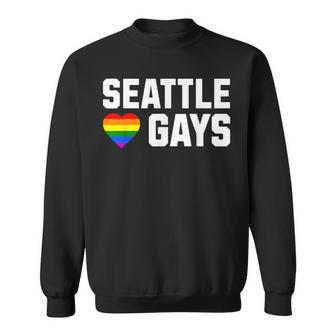 Seattle Pride Parade Lgbtq Gay Support Sweatshirt - Monsterry DE