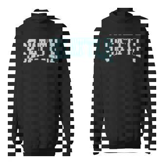 Seattle Text Sweatshirt | Mazezy