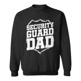 Security Guard Dad Purple Line Watchman Security Officer Sweatshirt - Monsterry DE