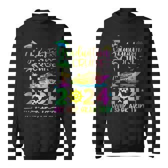 Senior 2024 Graduation Cruise Aw Ship Grad Trip Party Sweatshirt - Seseable