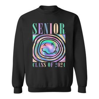 Senior 2024 Tie Dye Senior 24 Graduation Class Of 2024 Sweatshirt | Seseable CA