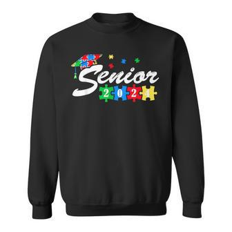 Senior Autism Graduate 2024 For Autistic Ns Graduation Sweatshirt - Monsterry AU