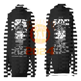 Senior Dad Class Of 2024 Parent Basketball Graduation Sweatshirt - Thegiftio UK