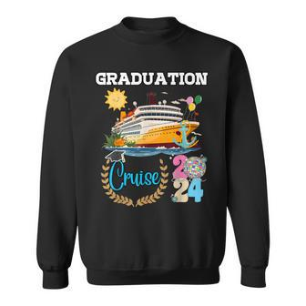 Senior Graduation Cruise 2024 Aw Ship Party Cruising Trip Sweatshirt - Monsterry CA